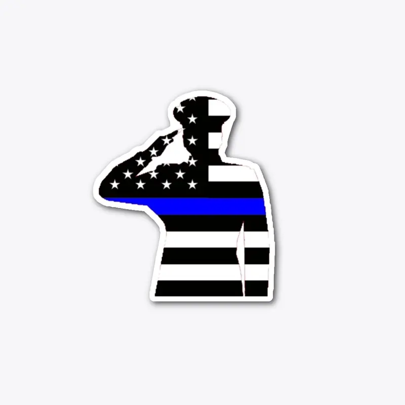 Salute Our Law Enforcement sticker