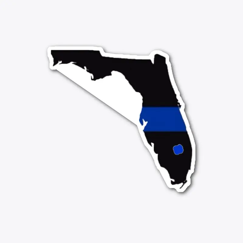 Florida Blue Line sticker.